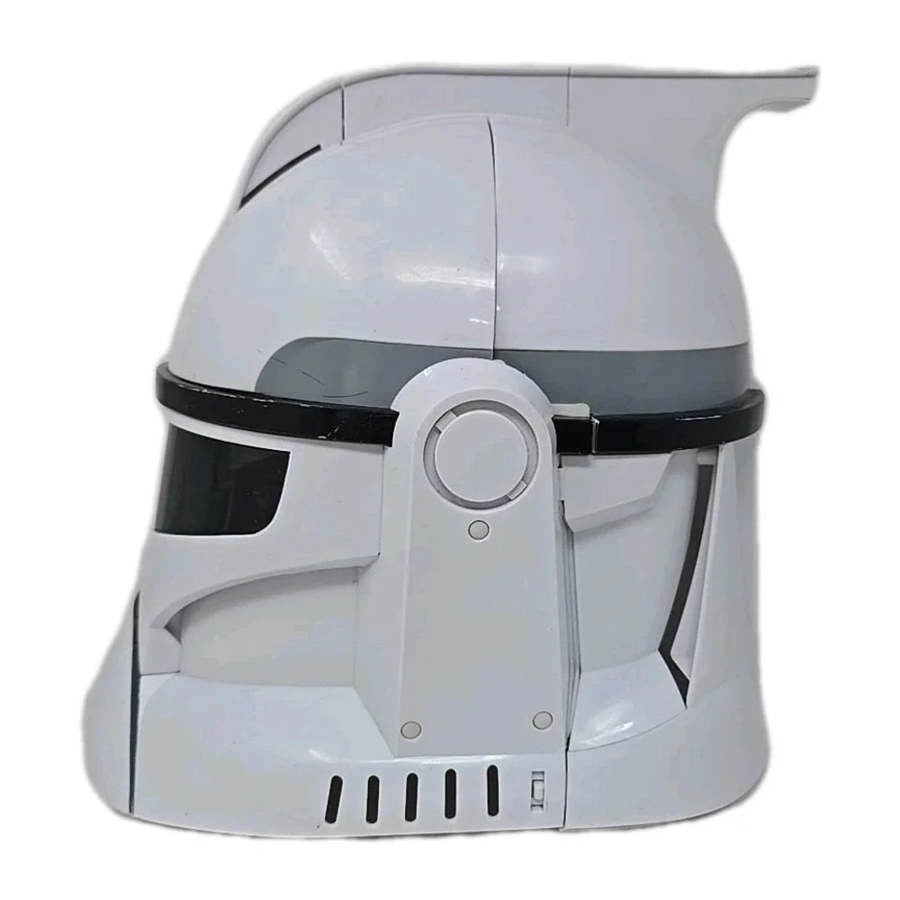 Star Wars Storm Trooper Helmet C042A Hasbro 2008 Talking Voice Changer Works H1a